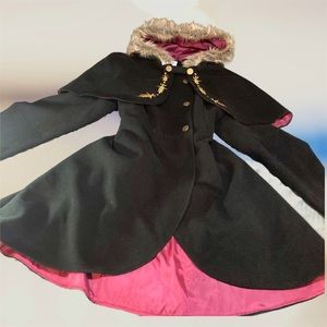 Disney Anna Frozen Coat Cosplay Costume XL w Hood
